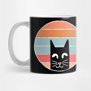 Best Cat Dad Ever Retro Vintage Daddy Gift Meow Cats Mug